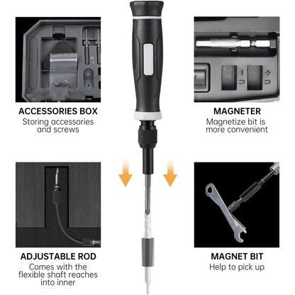 Precision Screwdriver Set, Laptop Tool Kit, 152/25 in 1 Professional Computer Screwdriver Repair Kit T5 T6 Torx Screwdriver
